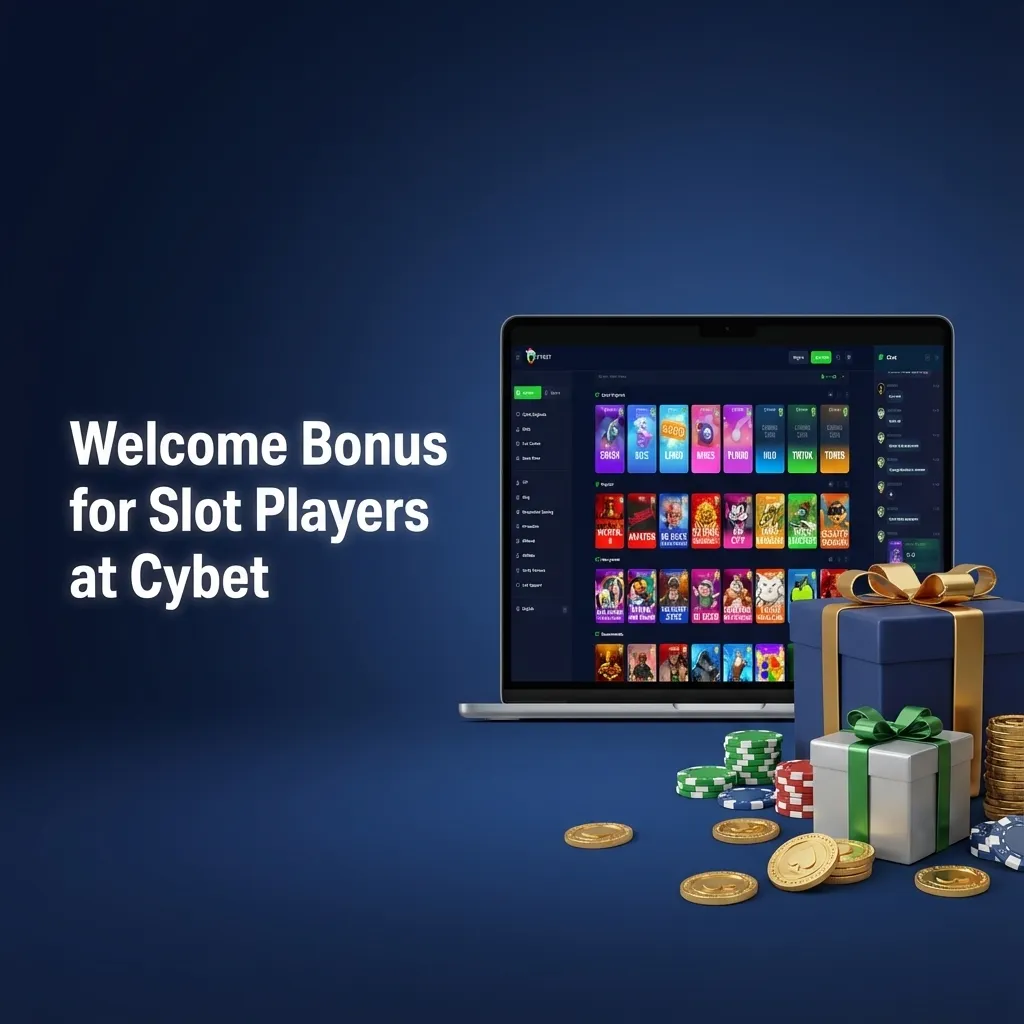 Cybet slot welcome bonus promo banner showing 100% up to 500 USDT + 50 free spins for new players