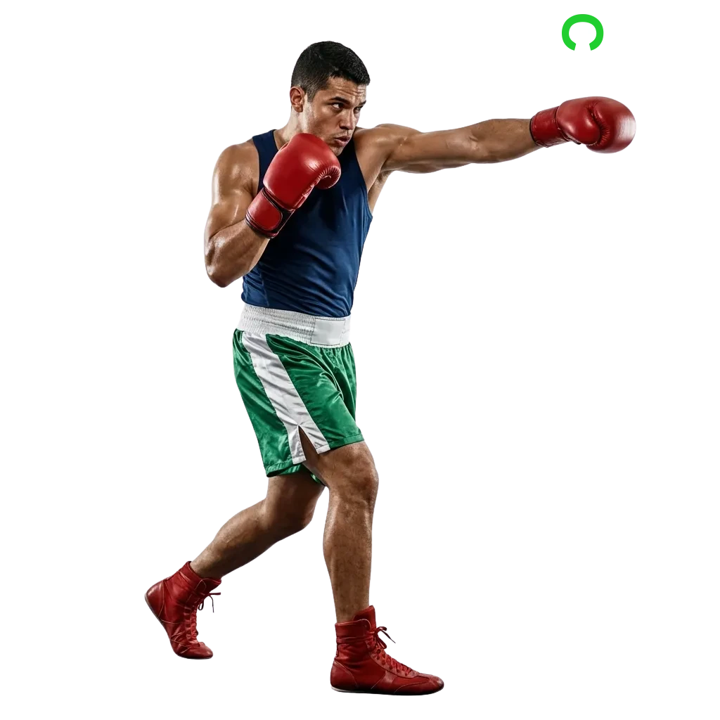 Lutadores de MMA em combate no octógono durante evento de artes marciais mistas