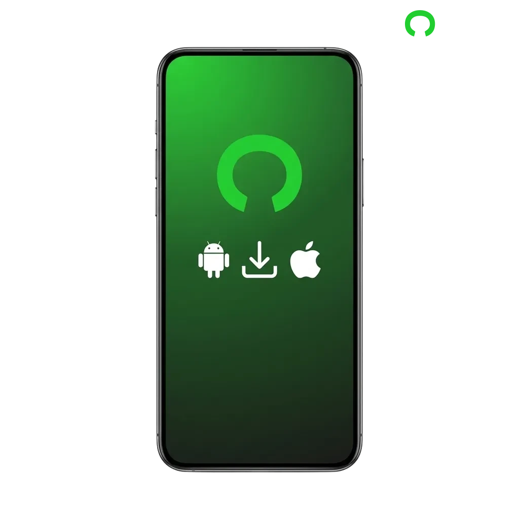 Smartphone displaying Cybet app interface with sports betting and casino games, featuring welcome bonus offer for new players