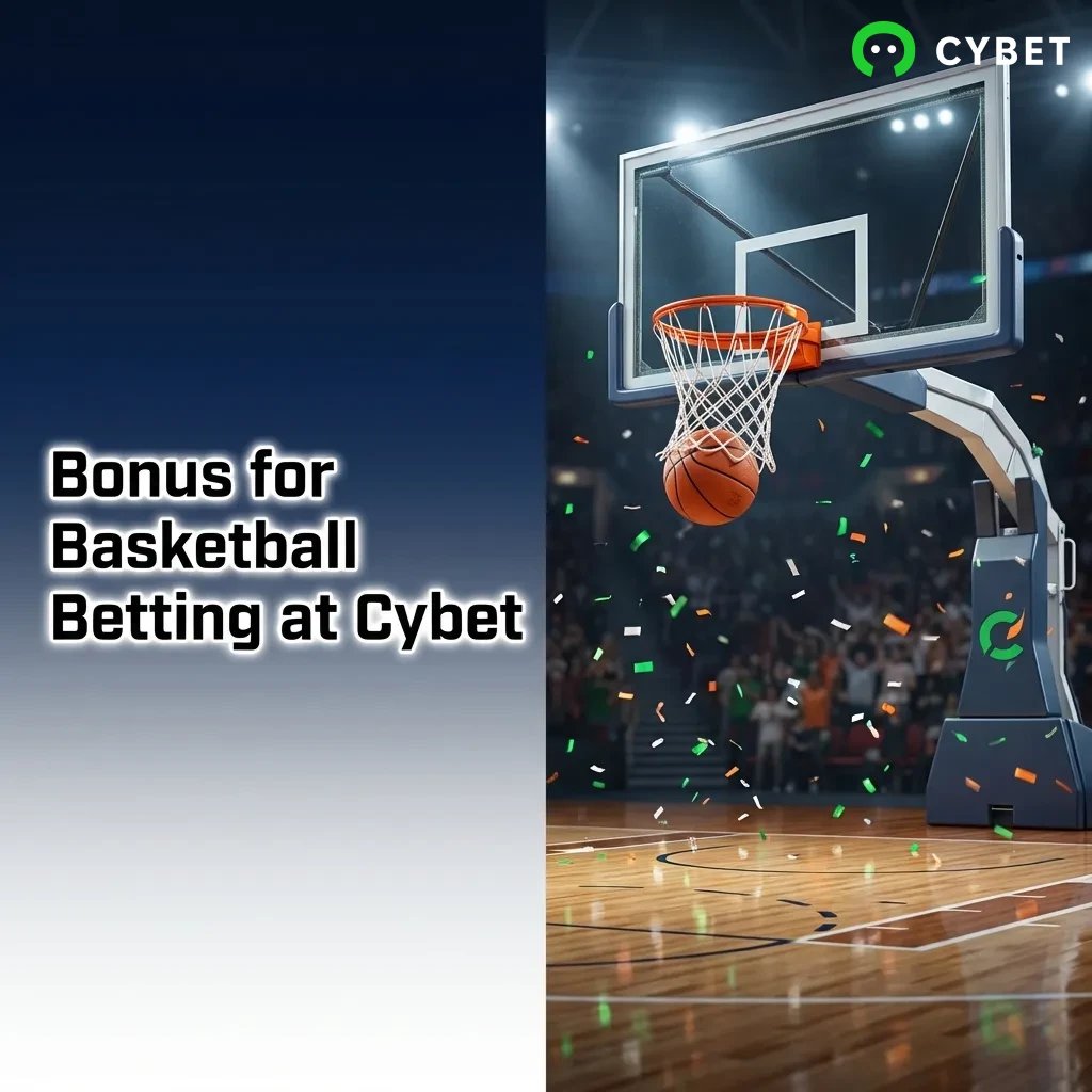 Cybet basketball betting bonus promotion showing 100% matched deposit offer up to ₹30,000 for new users with rollover terms