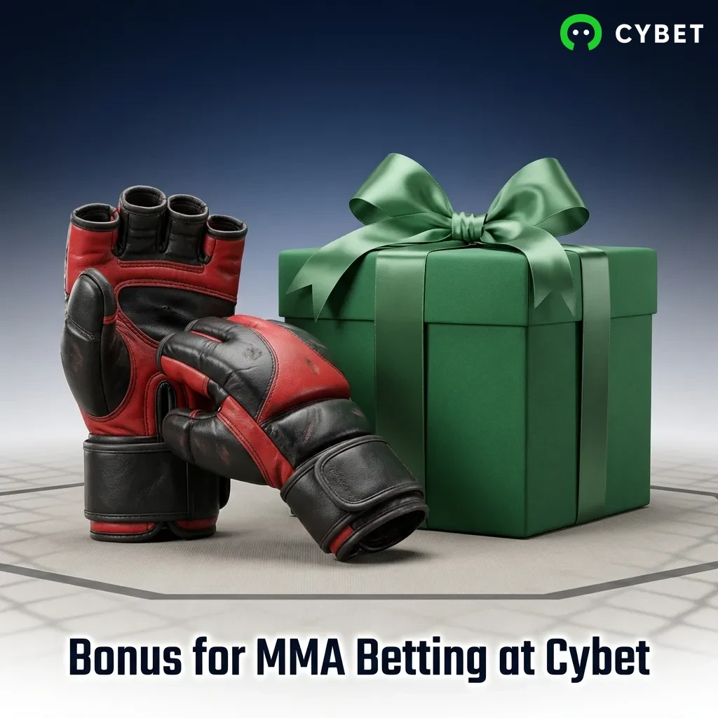 New MMA bettors at Cybet receive a 100% deposit match bonus up to $500 with 5x rollover on odds of 1.50 or higher.