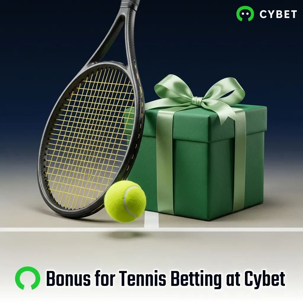 New tennis bettors at Cybet can claim welcome bonus funds for Grand Slams and tournaments with wagering requirements.