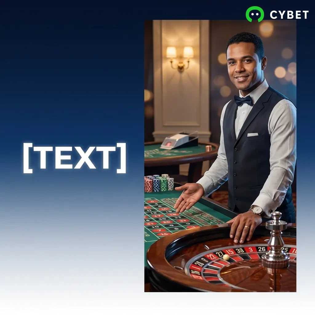 Crupiês reais em transmissão HD de jogos de cassino ao vivo como roleta, blackjack e baccarat no Cybet