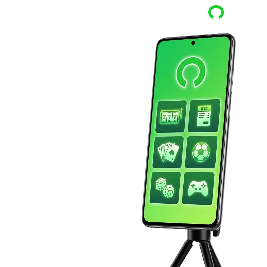 Cybet Android app interface showing sports betting and casino games available for mobile download and play