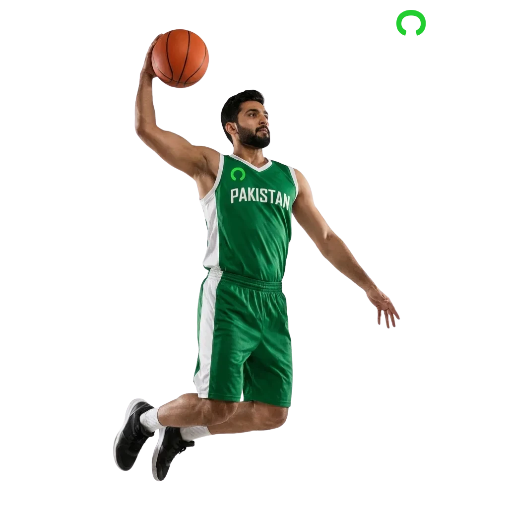 Basketball betting interface showing NBA and international leagues with live odds on Cybet Pakistan platform