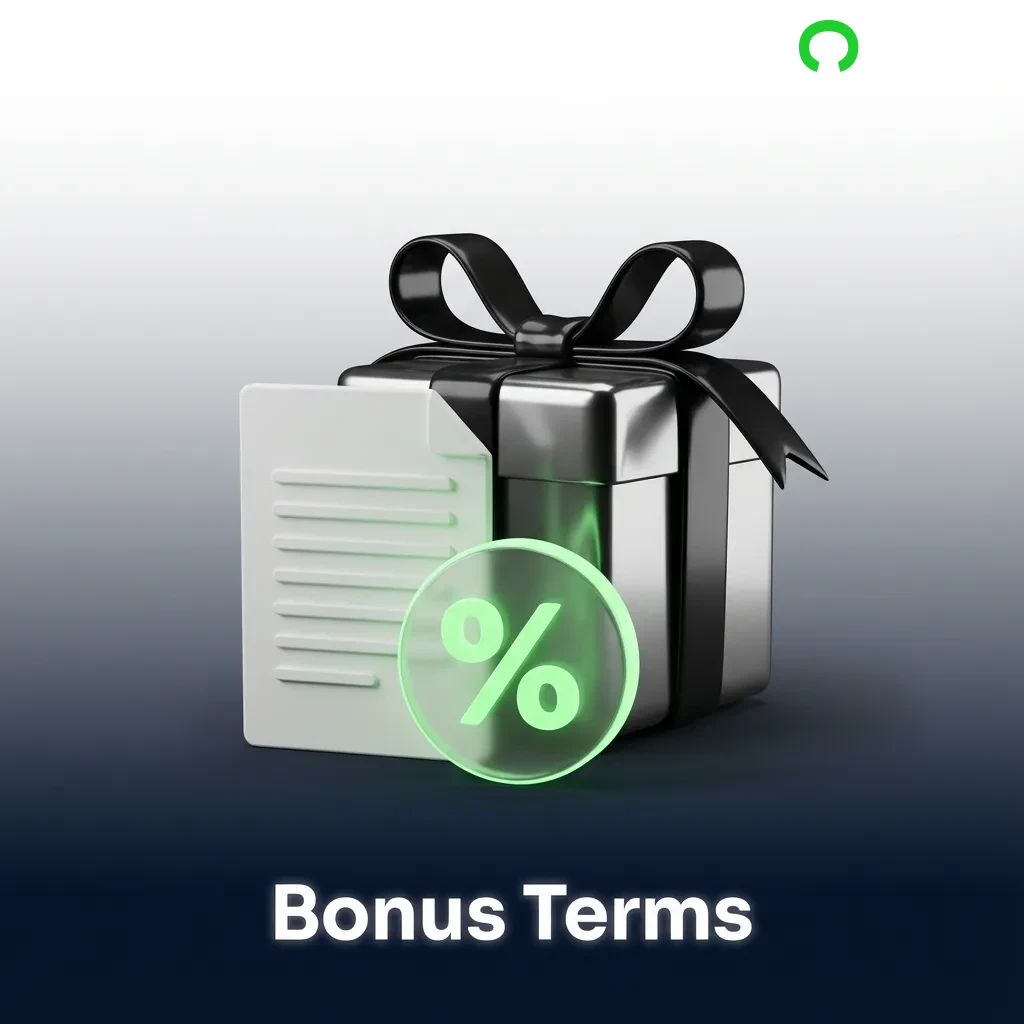 Bonus Terms section detailing wagering requirements, deposit thresholds, bet limits, time restrictions, and withdrawal rules.