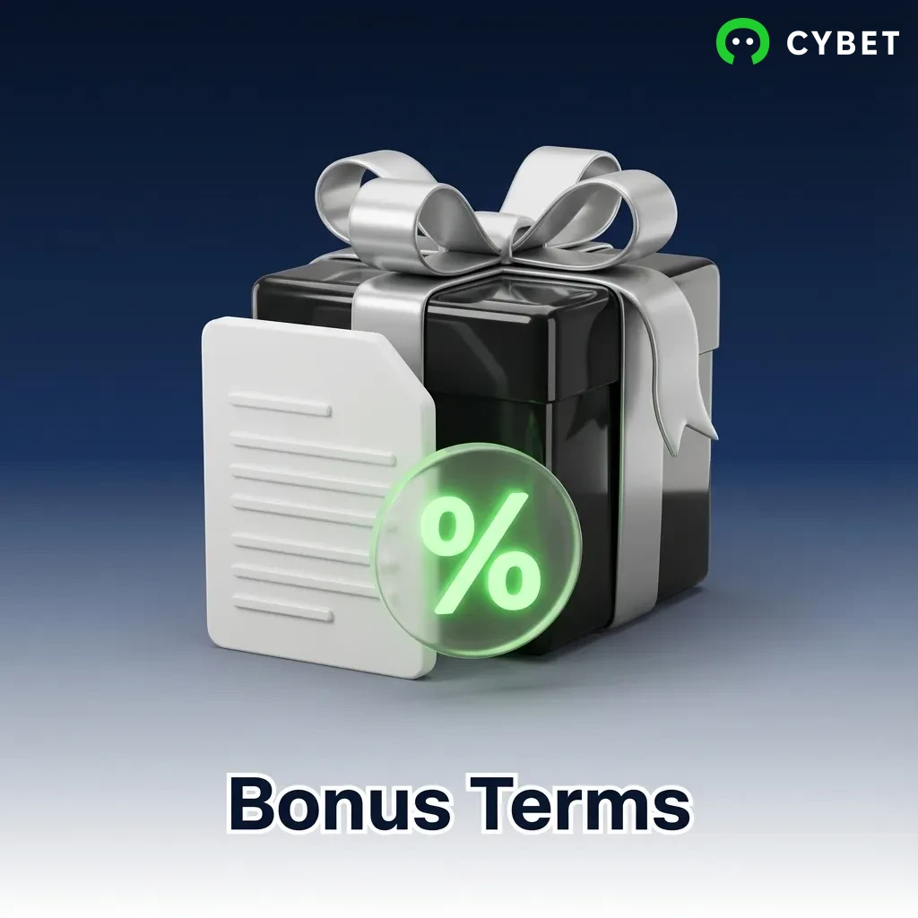 Detailed list of bonus terms and conditions including eligibility, wagering requirements, and withdrawal rules.