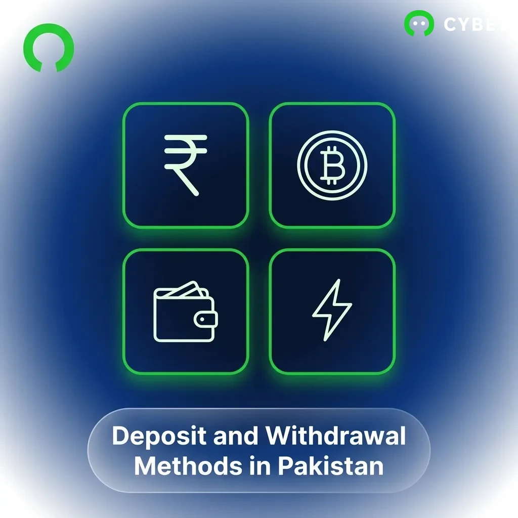 Pakistani users can deposit and withdraw using multiple cryptocurrencies including USDT, BTC, ETH, and more with low fees.
