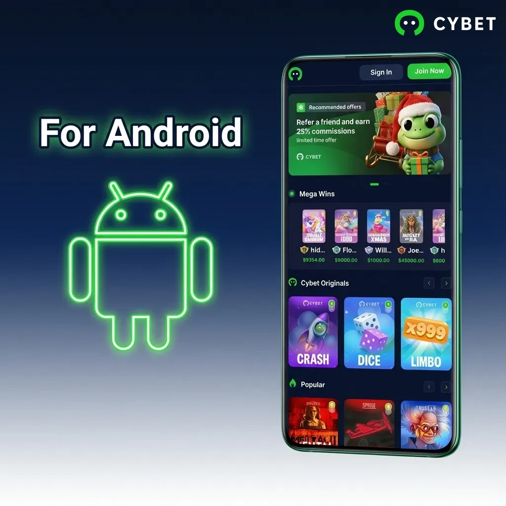 Android app download process showing 5 steps from official website to installation on smartphone or tablet