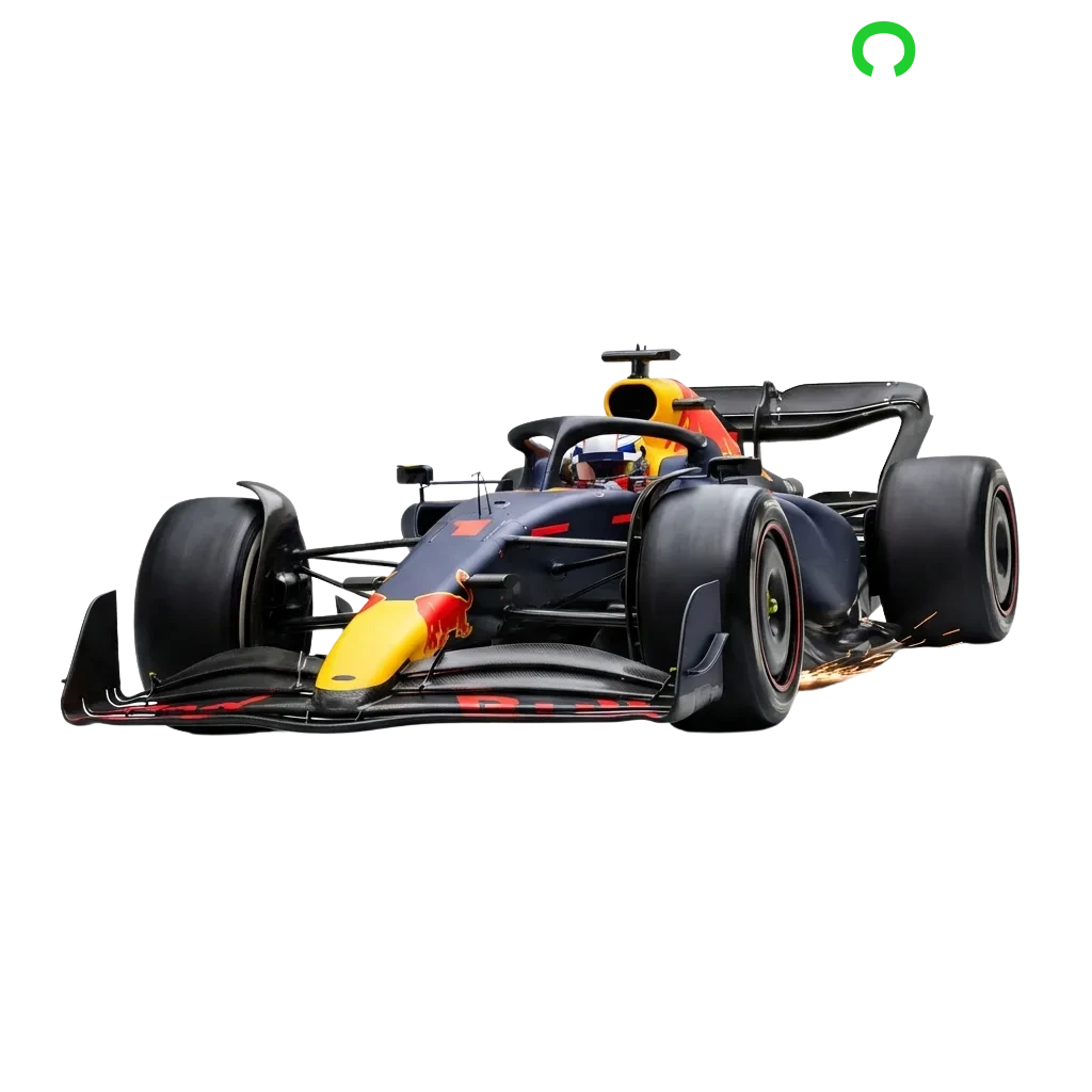 F1 racing cars on track with Cybet betting odds overlay for Canadian Grand Prix wagering