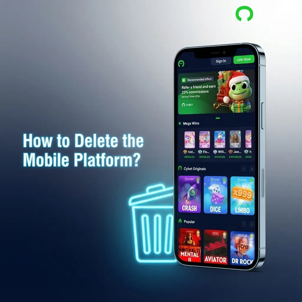 Instructions for uninstalling mobile apps: Android users press and hold icon to uninstall, iOS users remove from home screen