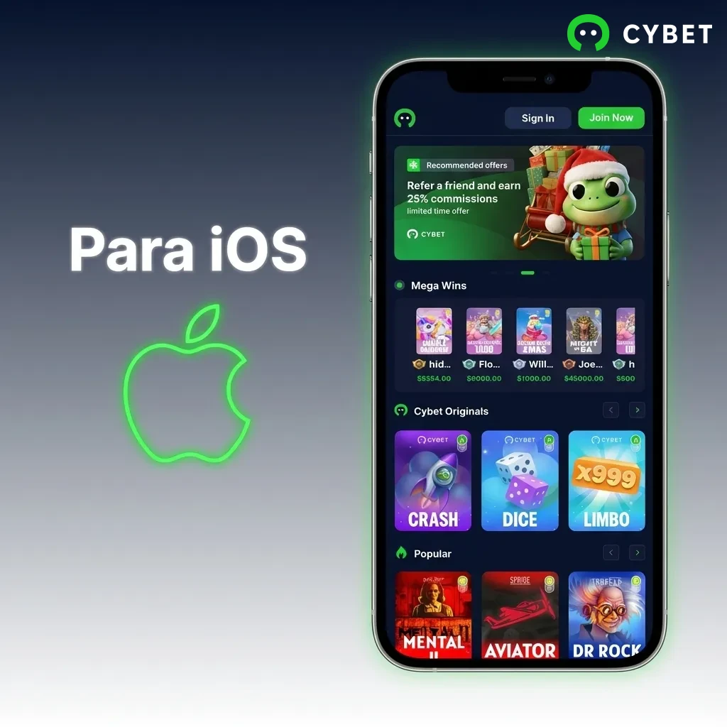 iPhone showing iOS app installation steps for crypto casino gaming platform