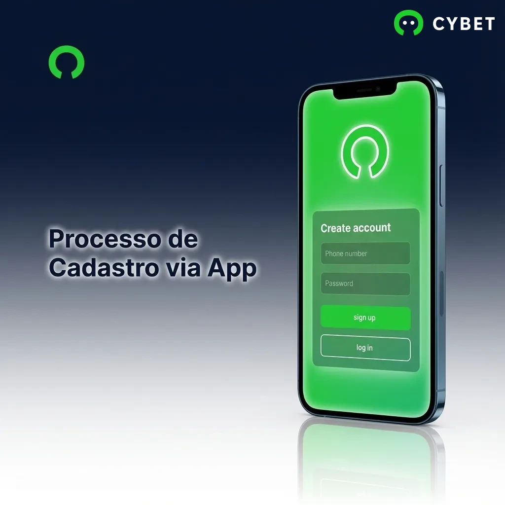 Step-by-step mobile app registration process showing secure signup with email, password, phone verification, and terms acceptance
