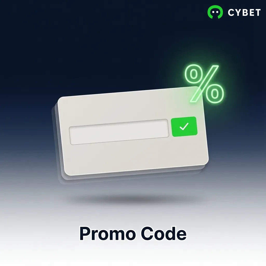 Player entering promo code at casino cashier interface to unlock bonus match percentages and free spins