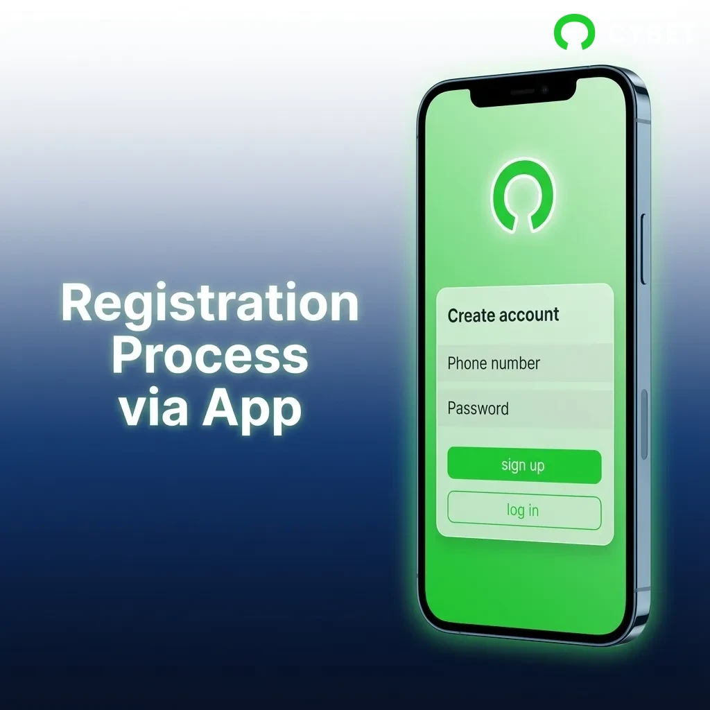 Mobile app registration screen showing sign-up steps including email, password, currency selection, and verification