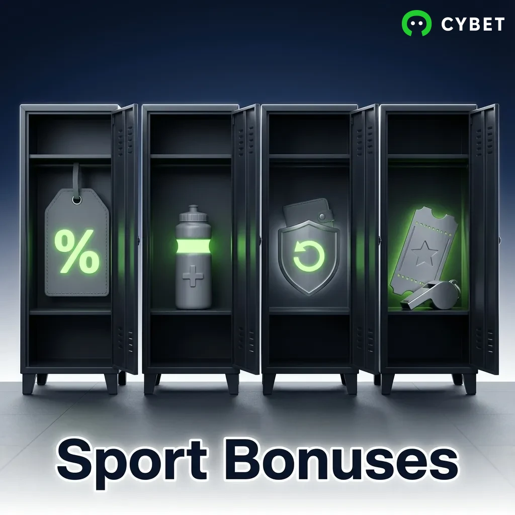 Cricket accumulator boost, bet insurance, esports bonus, and parlay boost promotions for sports betting enthusiasts.