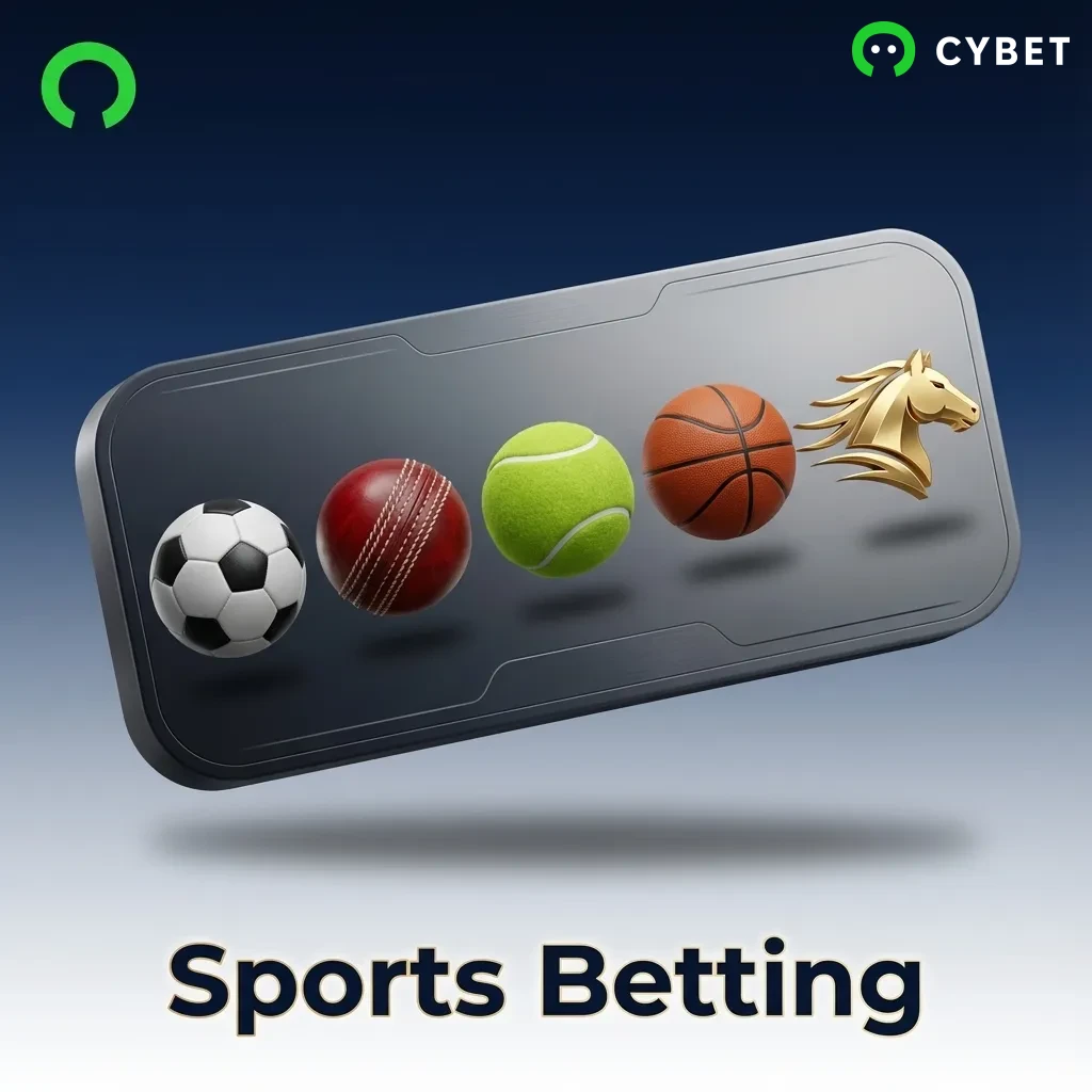 Cybet sportsbook interface showing betting options for NHL, NBA, soccer, football, and other major sports leagues.
