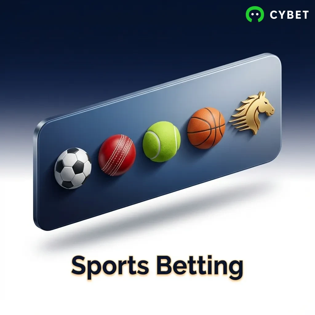 Sports betting interface showing 35 sports including cricket, football, kabaddi, tennis, and basketball options