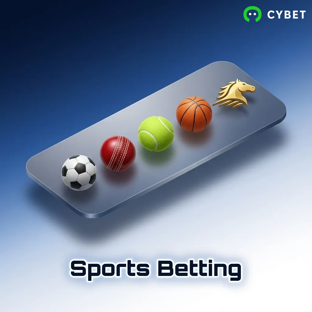 Sports betting interface showing 30+ sports options including football, basketball, baseball, and live wagering features