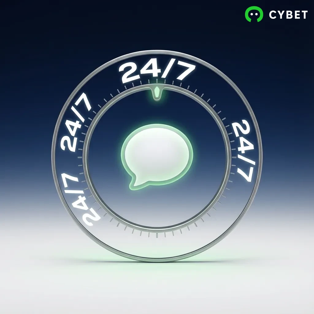 Ícone de chat ao vivo com suporte 24/7 para resolver dúvidas sobre bônus, depósitos e saques rapidamente