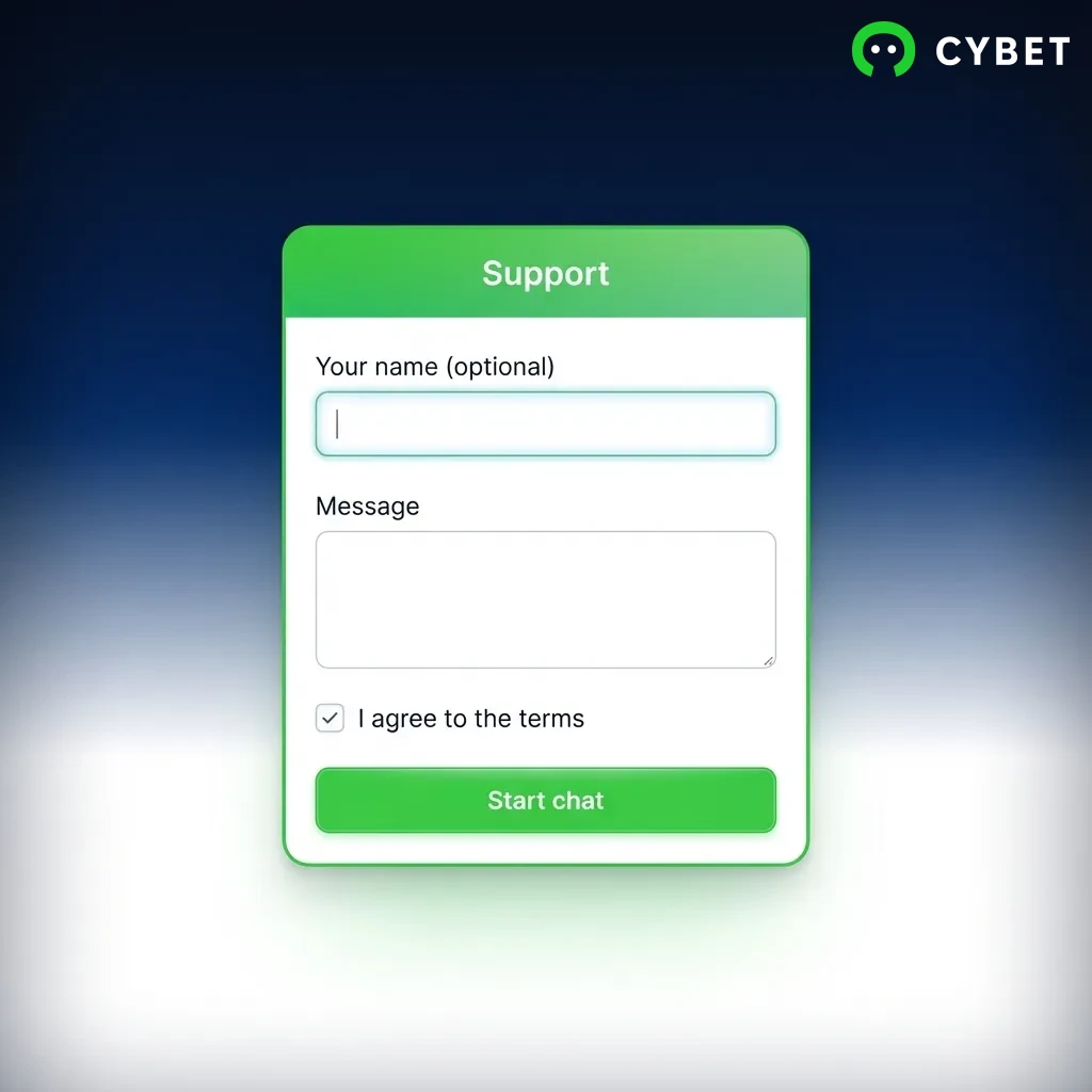 Customer support contact methods including live chat, email, phone, Telegram, and WhatsApp for desktop users
