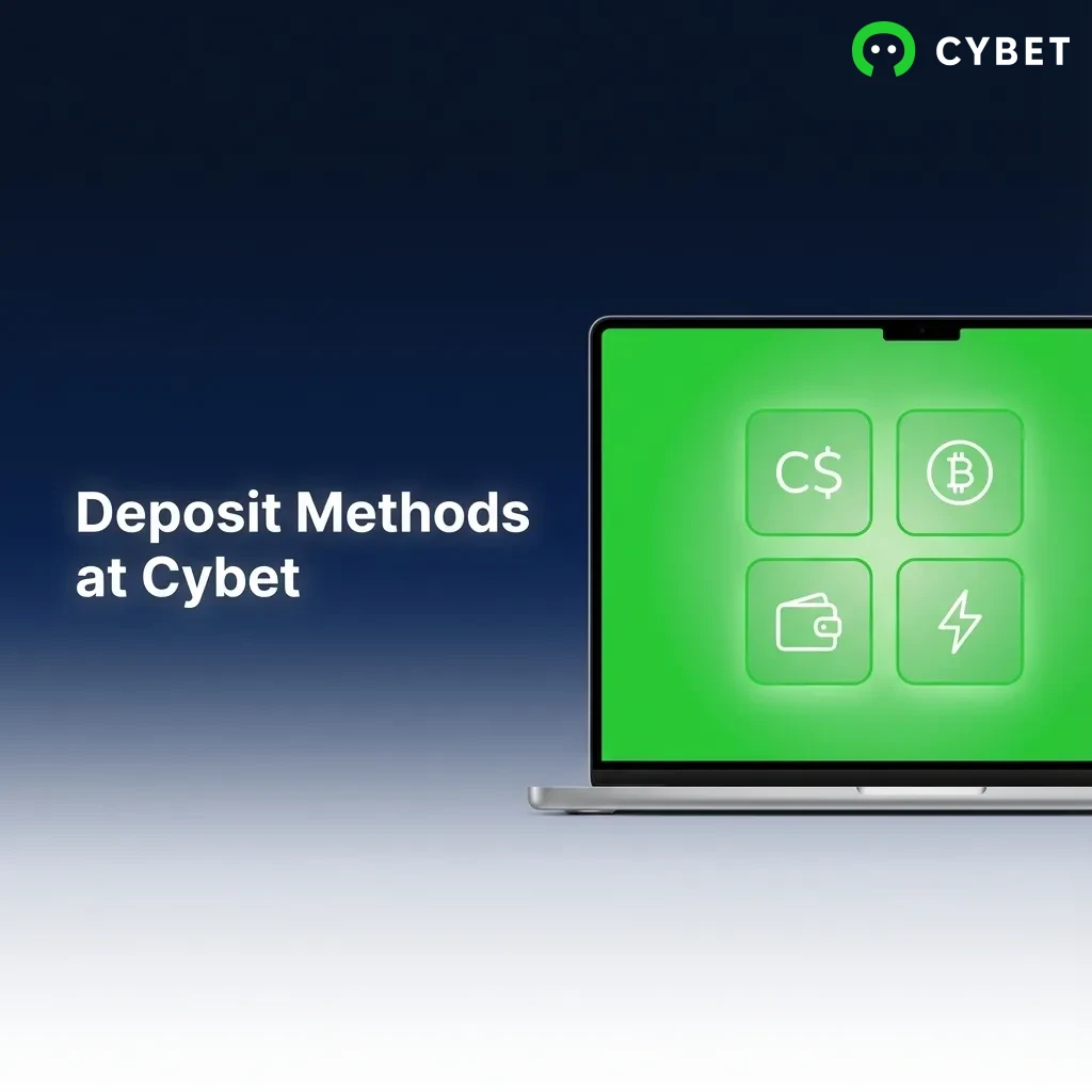 Canadian player depositing funds at Cybet casino using secure payment methods on desktop interface