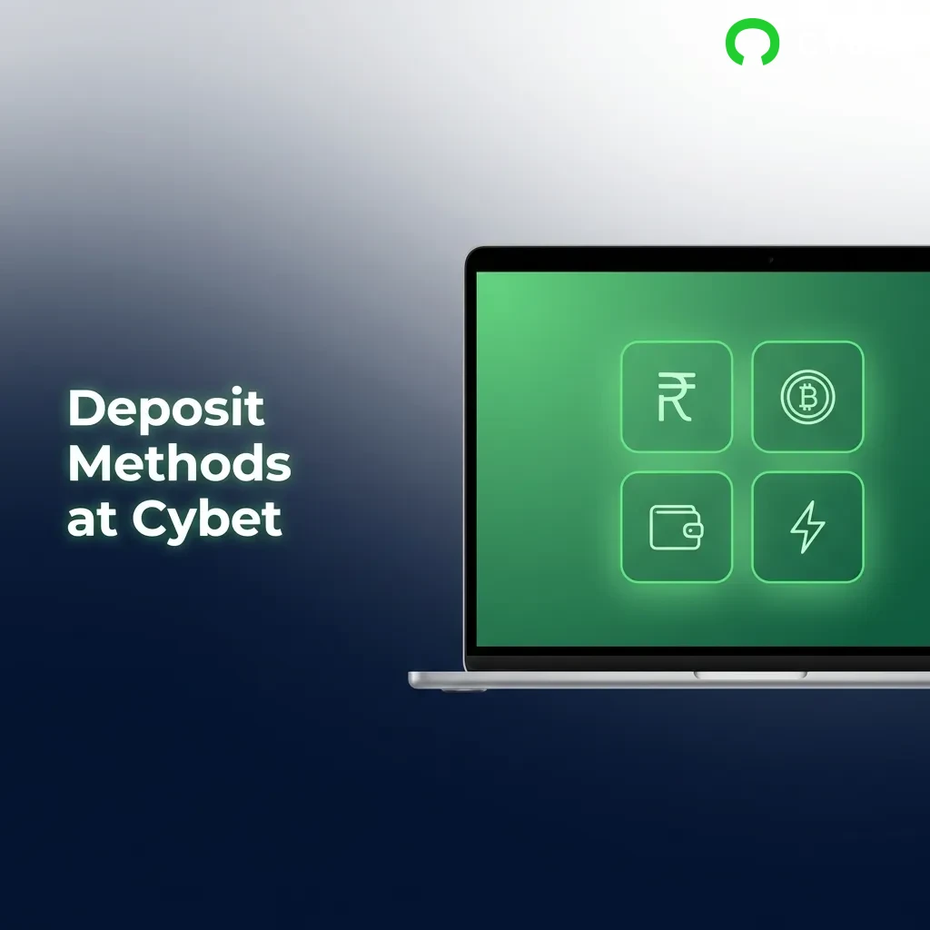 Cybet deposit methods interface showing step-by-step process for funding account with local payment options