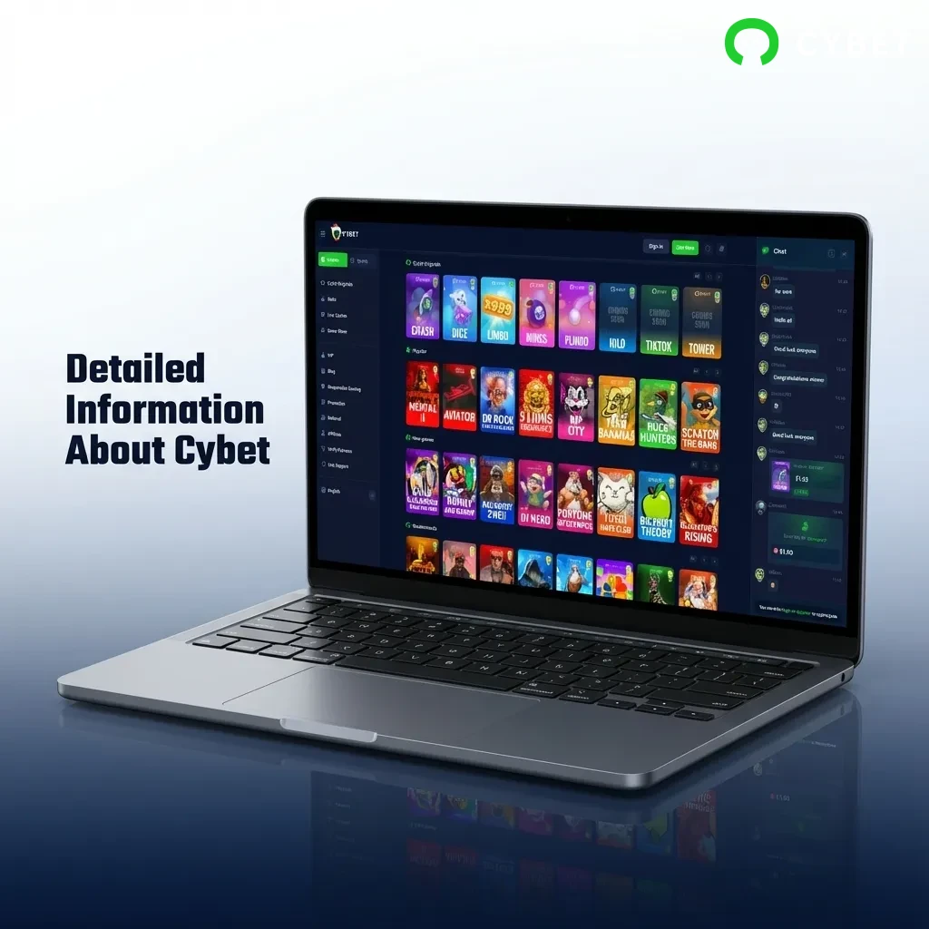 Cybet platform interface showing sports betting options, casino games, and secure payment methods for Canadian players.