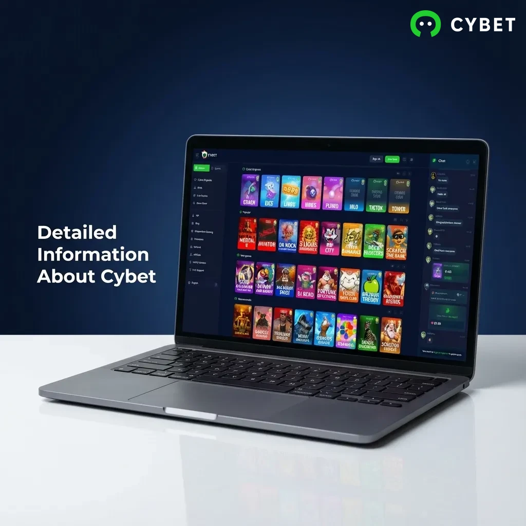 Cybet platform interface showing sports betting and casino gaming options for Pakistan users with security features