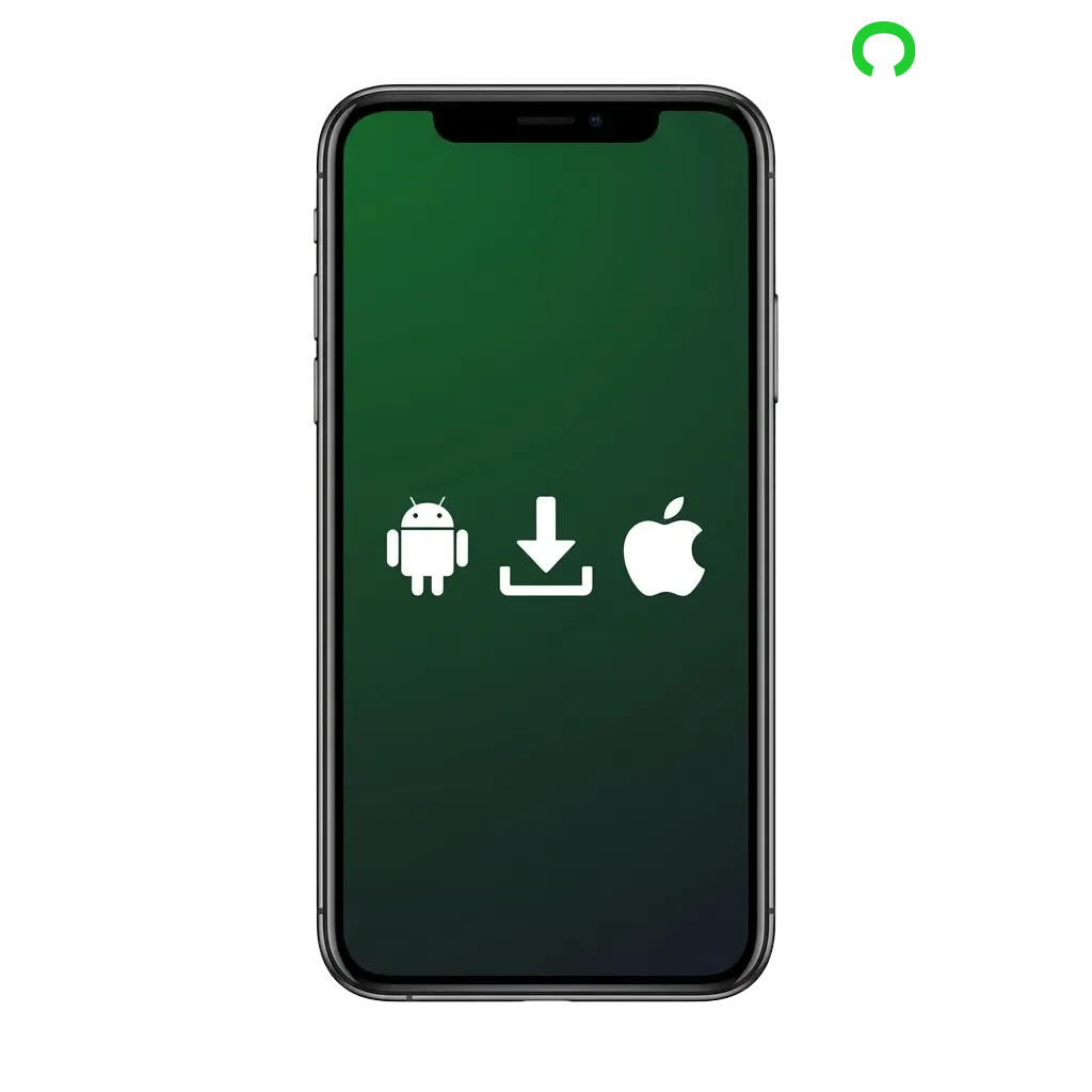Cybet mobile app download screen showing sports betting and casino games with welcome bonus offer of 500 USDT
