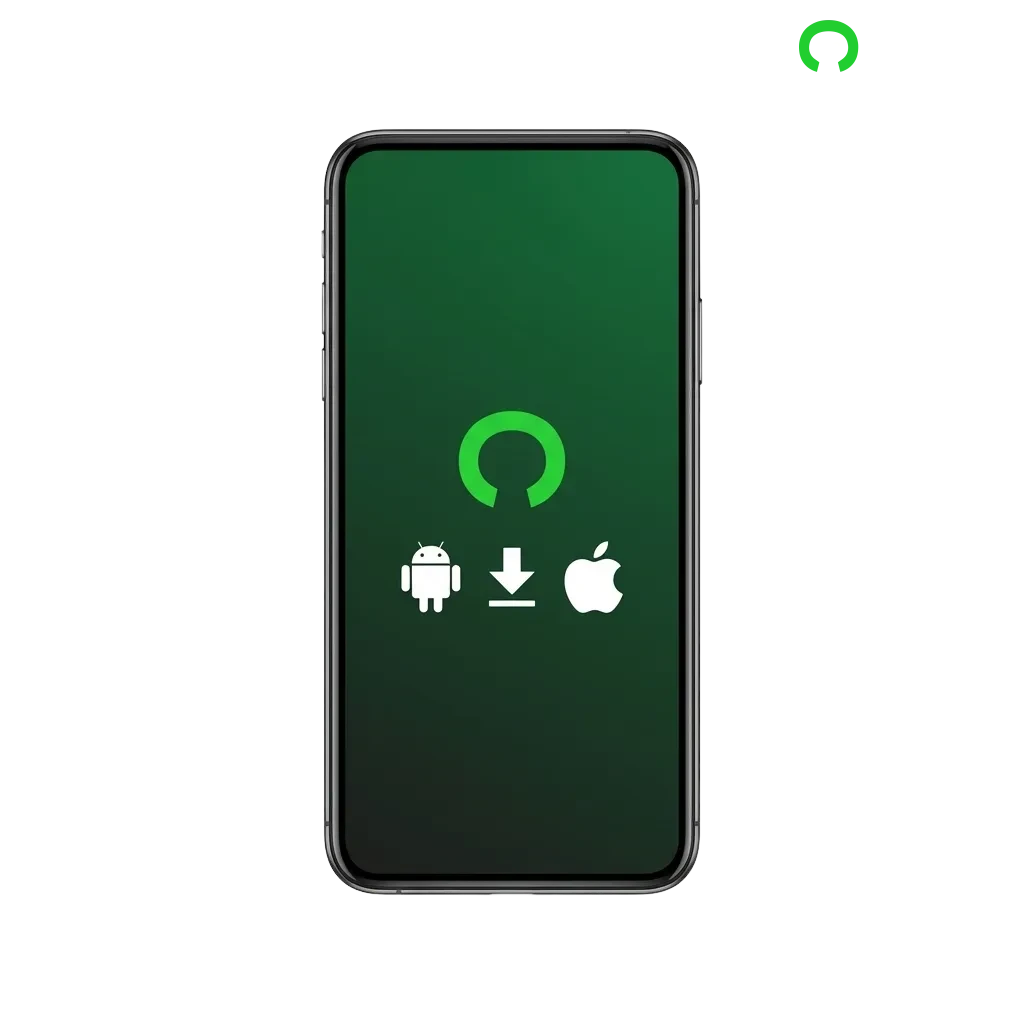 Cybet mobile app download page showing Android and iOS options with welcome bonus offer for sports betting and casino games