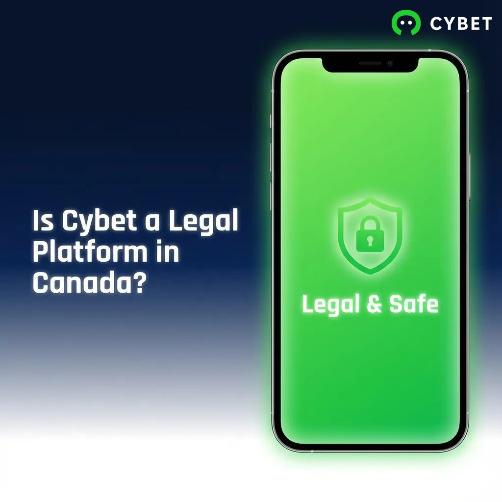 Cybet gaming platform displaying Curacao license verification and responsible gambling tools for Canadian players