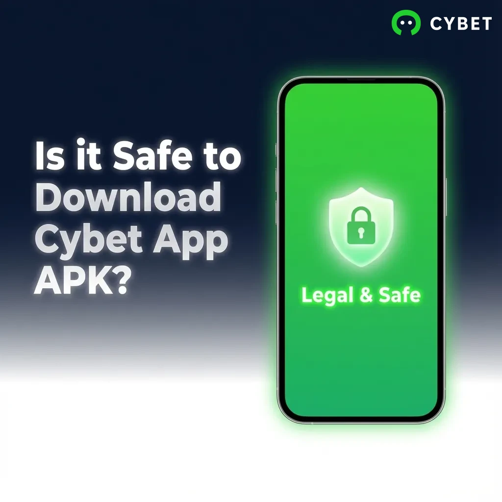 Secure mobile device showing Cybet app with padlock icon, SSL certificate badge, and Curaçao eGaming license seal
