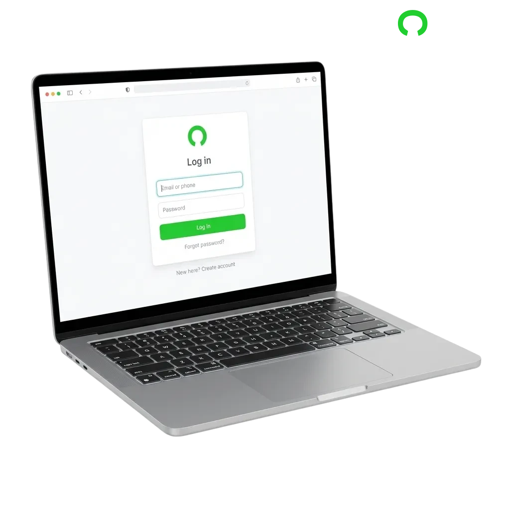 Tela de login da Cybet mostrando campos para CPF/e-mail e senha para jogadores brasileiros acessarem suas contas