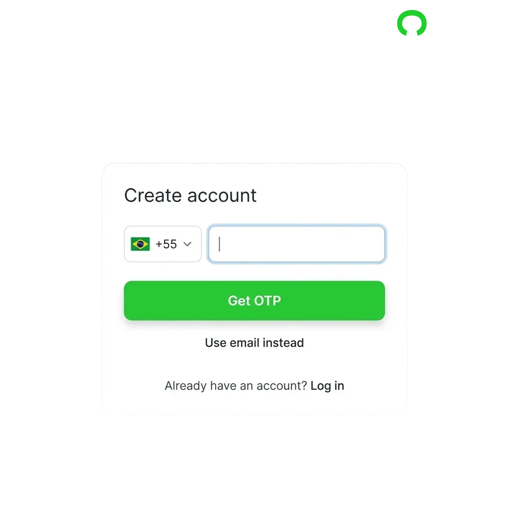 Cybet Brazil registration, login and account verification interface with casino and sports betting options