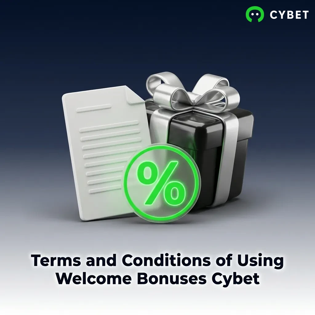Cybet welcome bonus terms and conditions list showing deposit requirements, wagering rules, and restrictions for new players.