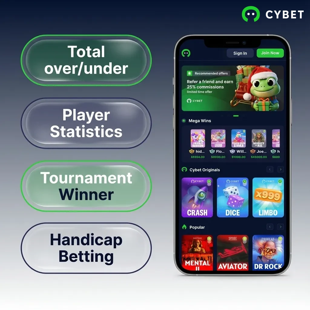 Cybet app interface showing betting options including single, accumulator, treble, system, and line bet selections