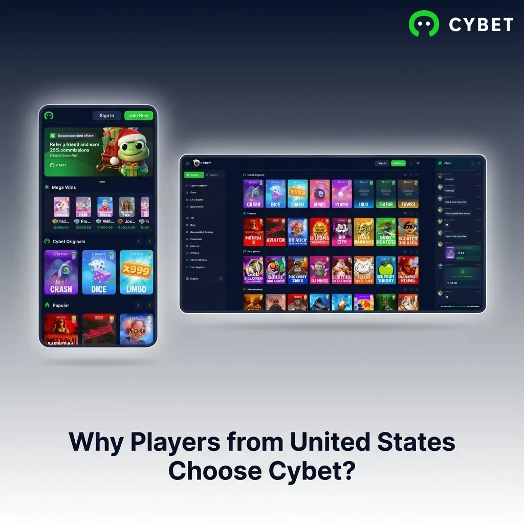 US players choosing Cybet platform for fast crypto payouts, extensive games, and reliable entertainment options