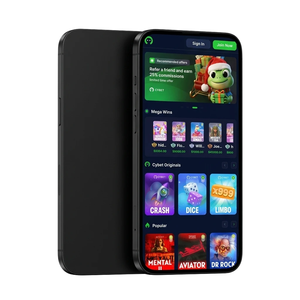 Cybet PWA app for Android and iOS devices offering casino games and sports betting in India