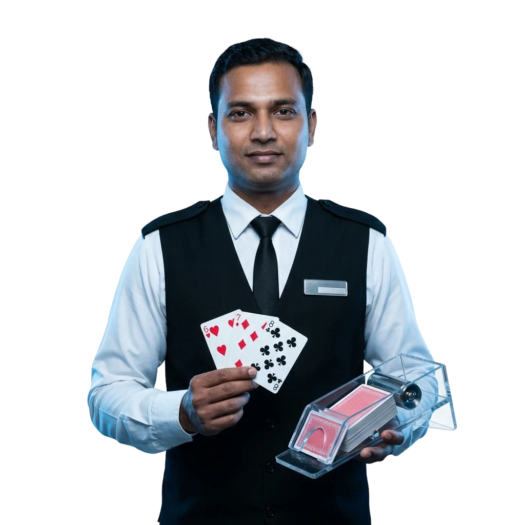 Cybet live casino India featuring real dealer tables in HD with crypto payments and 100% welcome bonus