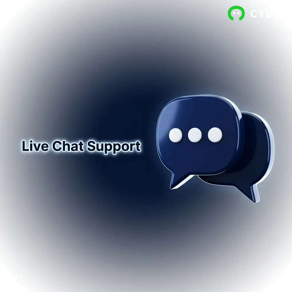 Cybet live chat support available 24/7 in English and Hindi with under 2-minute response time