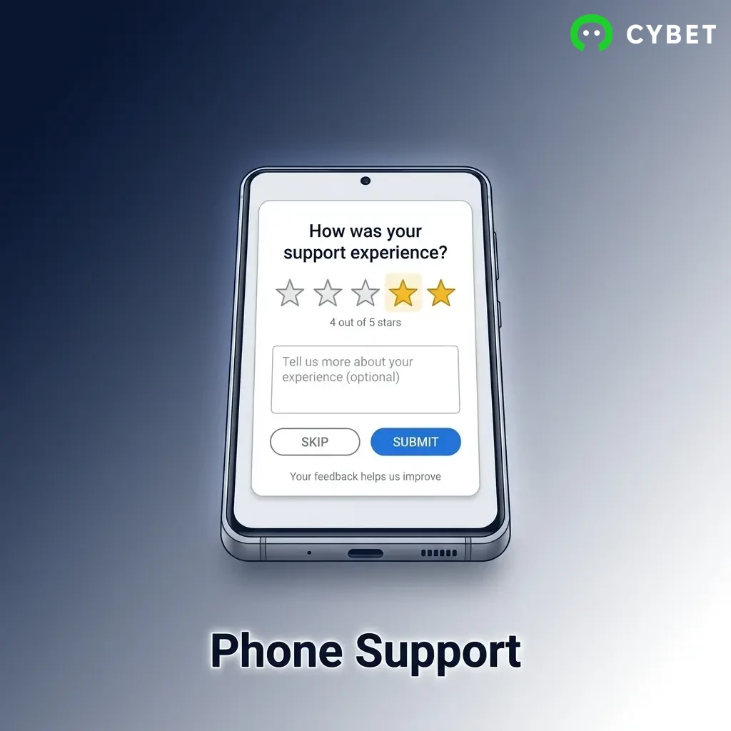 Cybet phone support helpline for Indian players offering live agent assistance in English and Hindi