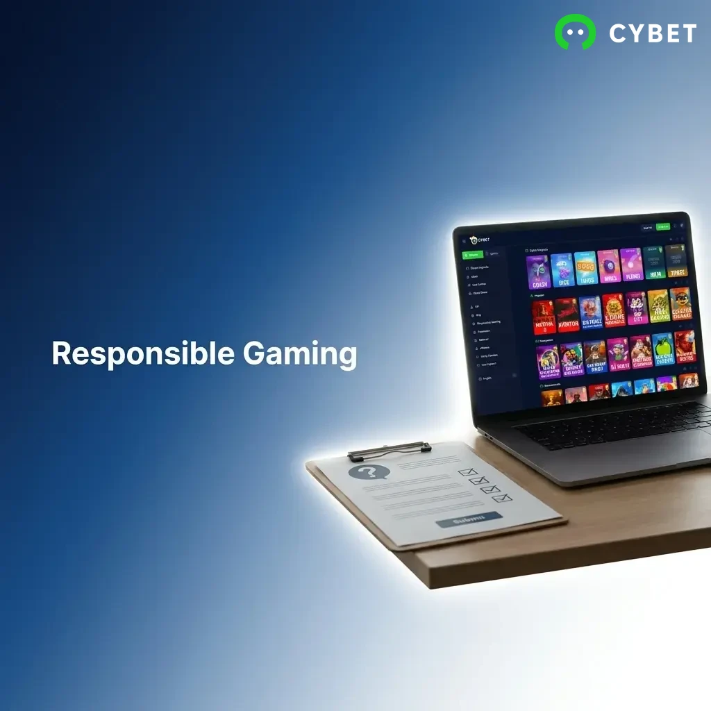 Cybet responsible gaming tools including deposit limits, self-exclusion, reality checks, and underage prevention measures