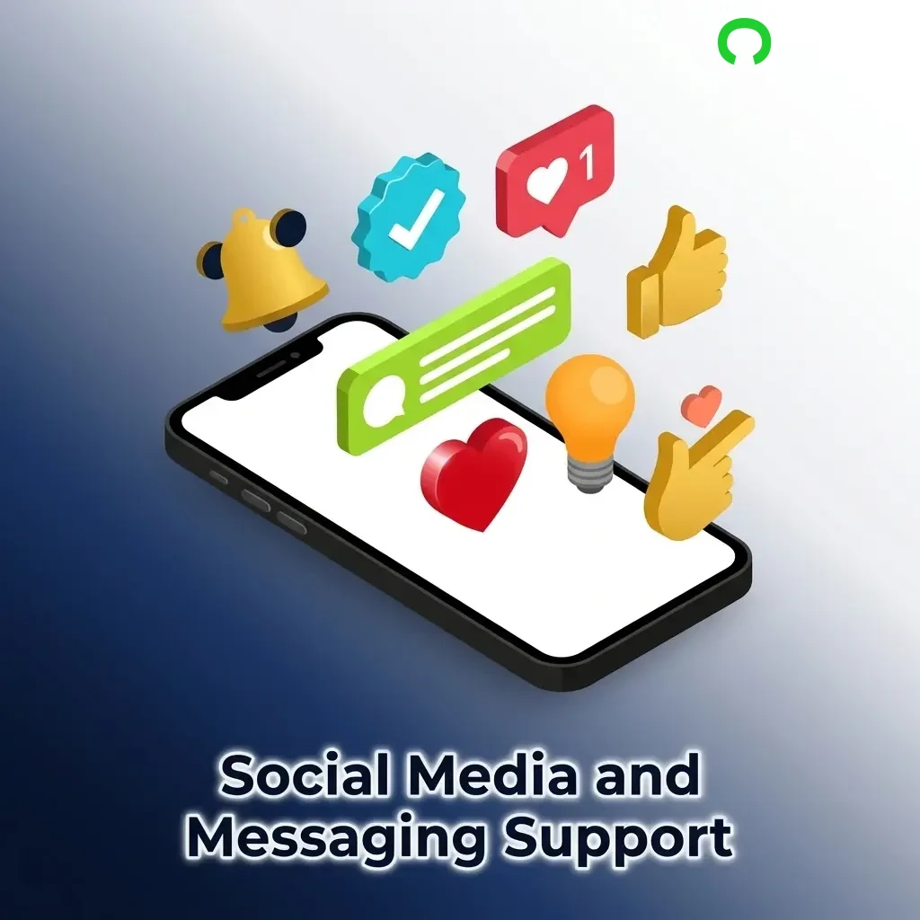 Cybet social media and messaging support channels including WhatsApp, Telegram, Facebook and Twitter for Indian players