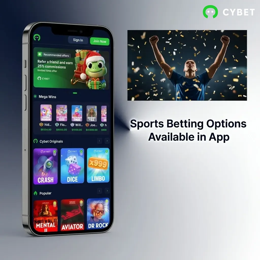 Cybet app sportsbook featuring cricket, football, kabaddi, esports and more for Indian and international betting markets