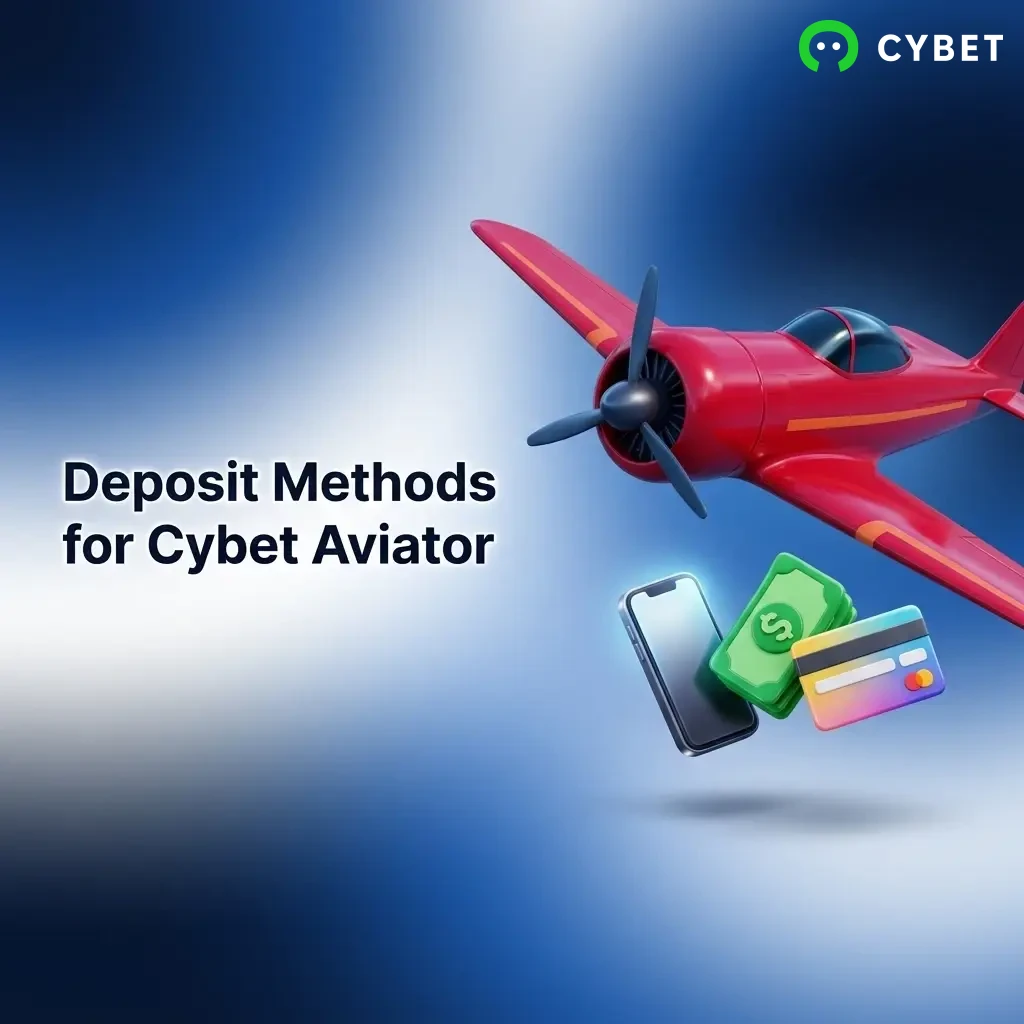 Cybet Aviator deposit methods including USDT, BTC, ETH, BNB, TRX, DOGE, and XRP crypto options