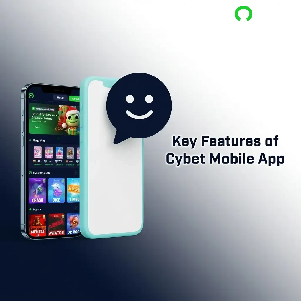 Cybet mobile app features crypto payments, sports betting, live casino, Indian games & 24/7 support for Indian users