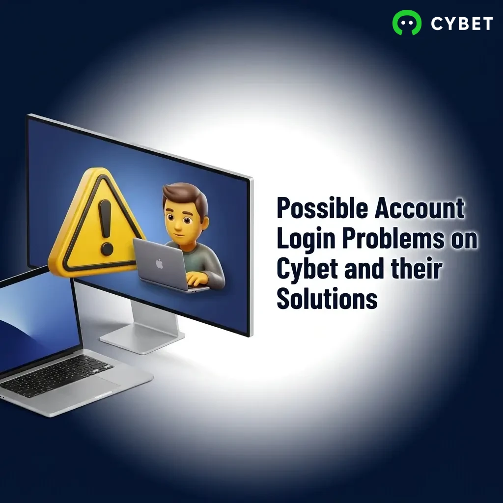 Cybet account login problems and solutions including password reset, verification, blocked account, and app issues
