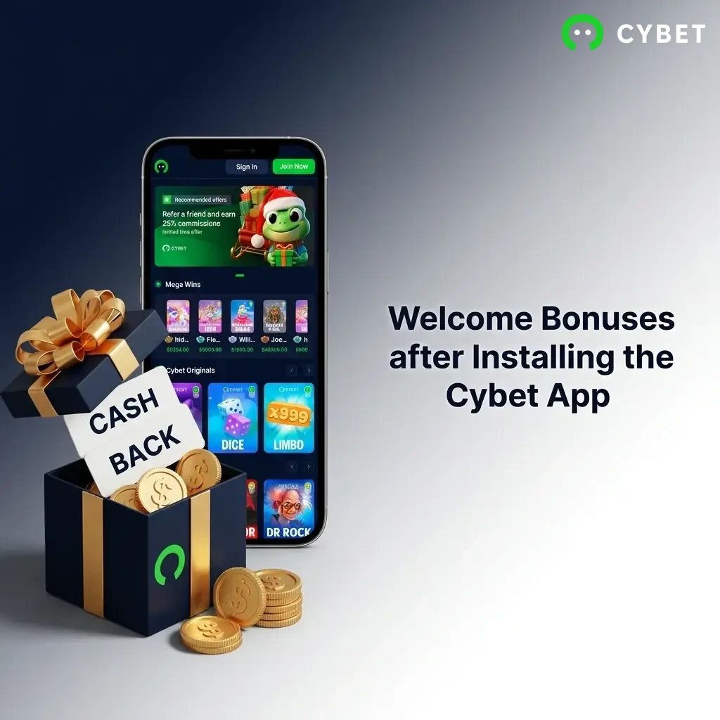 Cybet app welcome bonus: 100% match up to 500 USDT, 50 free spins, sports betting bonus and promo code rewards